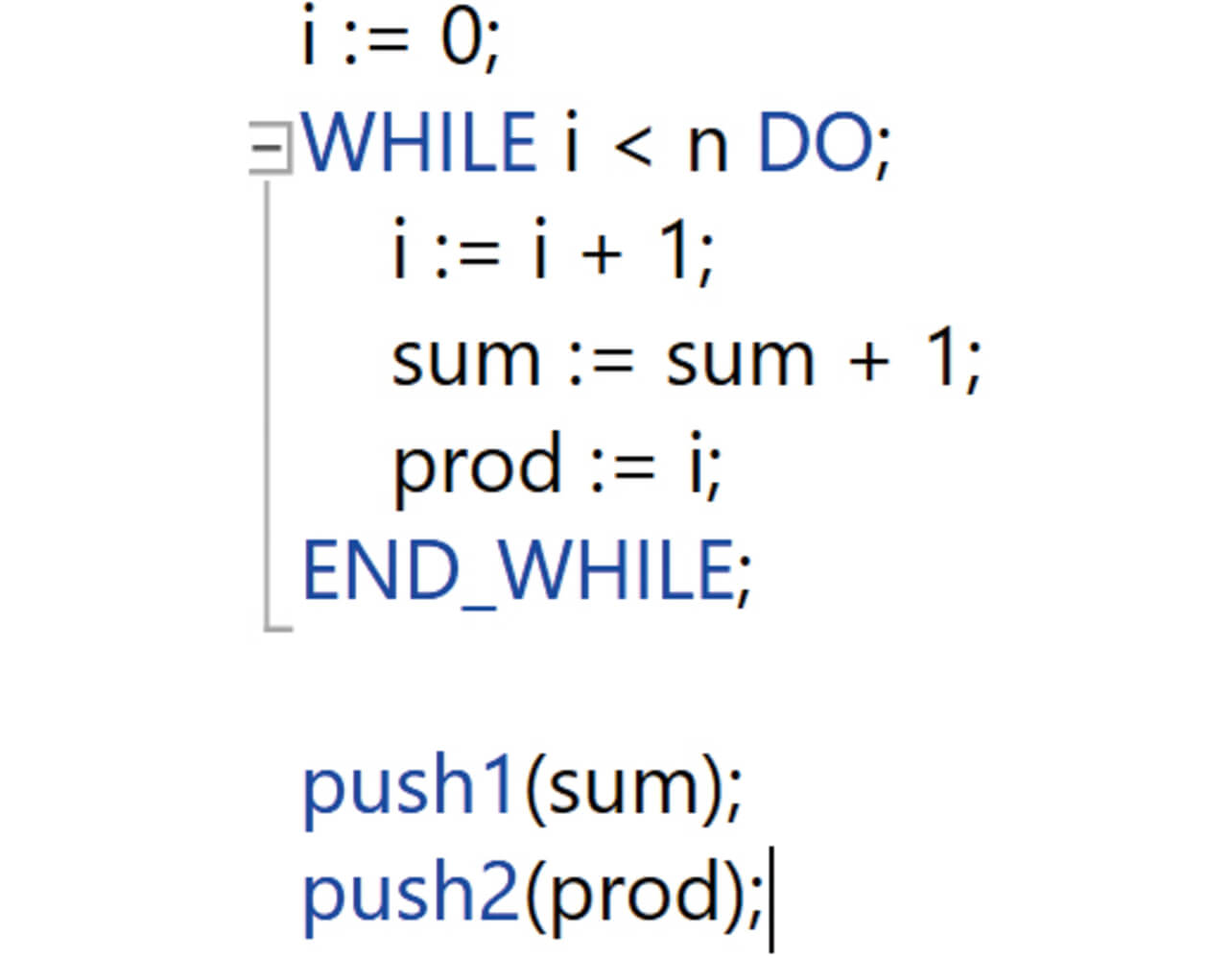 Fig. 4 Sample program