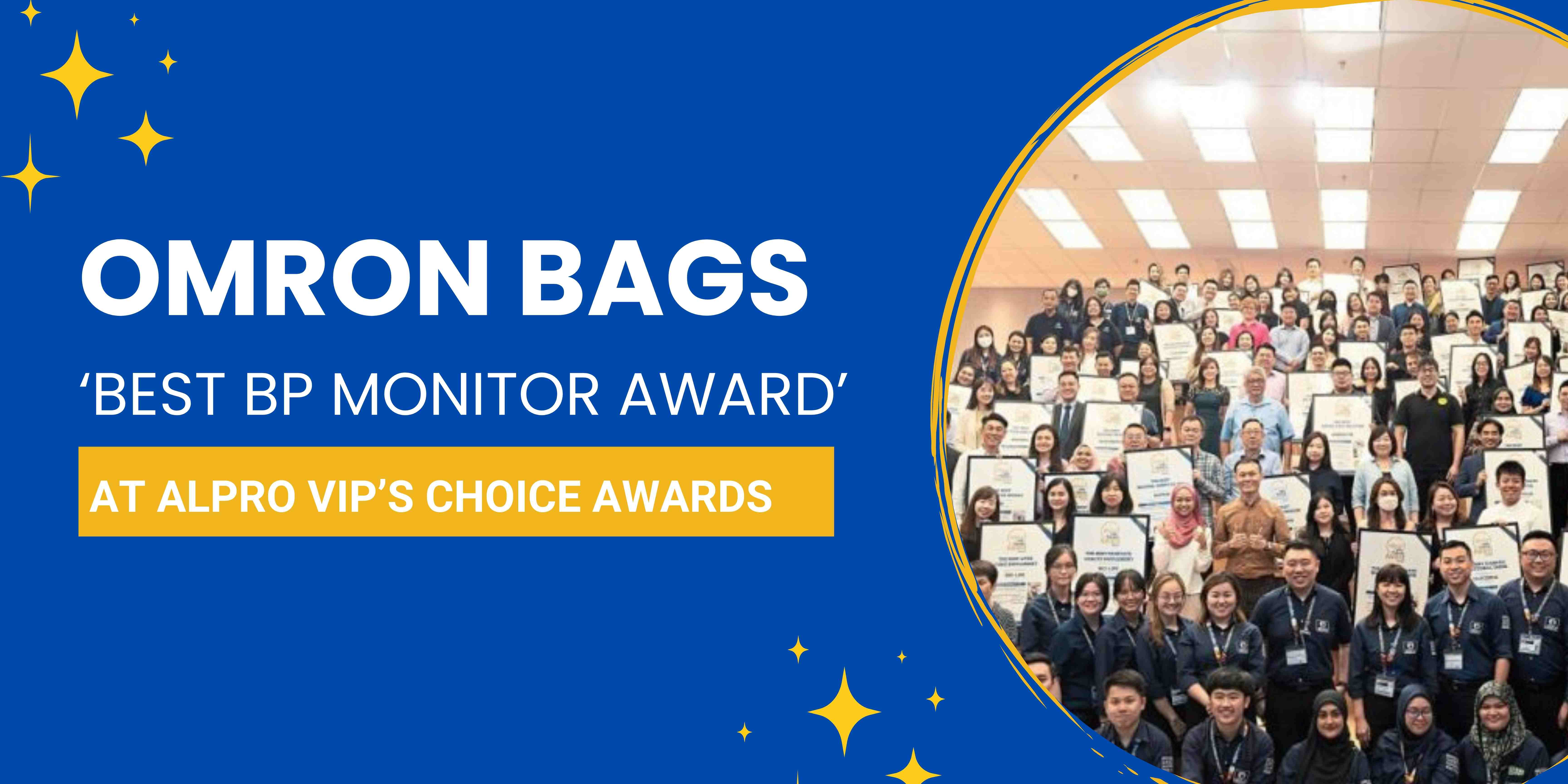 OMRON’s Blood Pressure Monitor Triumphs at Alpro VIP's Choice Awards