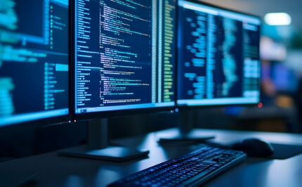 Development environment for infrastructure solutions that support on-site data utilization and monitoring. Provides remote monitoring, data utilization, and factory security solutions to quickly solve problems at manufacturing sites. Realizes efficient factory operations through safe and secure data management and remote support.