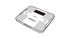 体重体組成計のイラスト