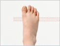 How to measure your foot width