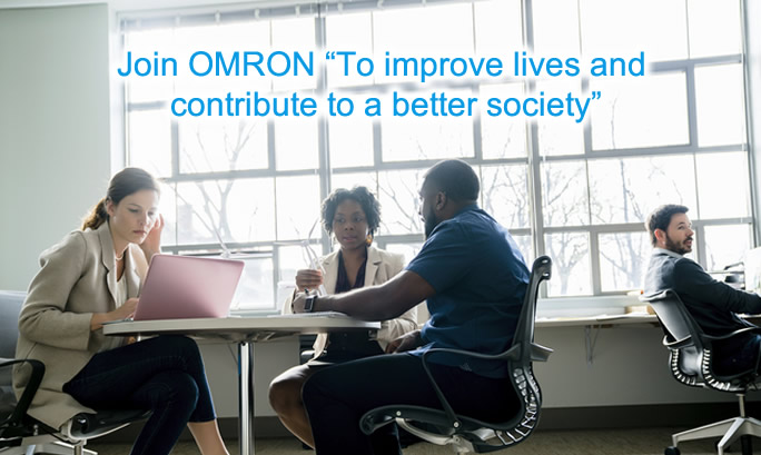 Join OMRON 'To improve lives and contribute to a better society'