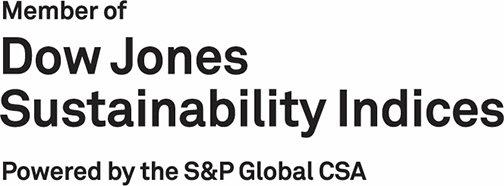 Member of Dow Jones Sustainable Indices