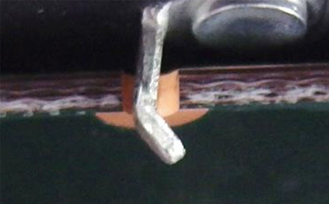 Fig. 9 Terminal in the Through Hole