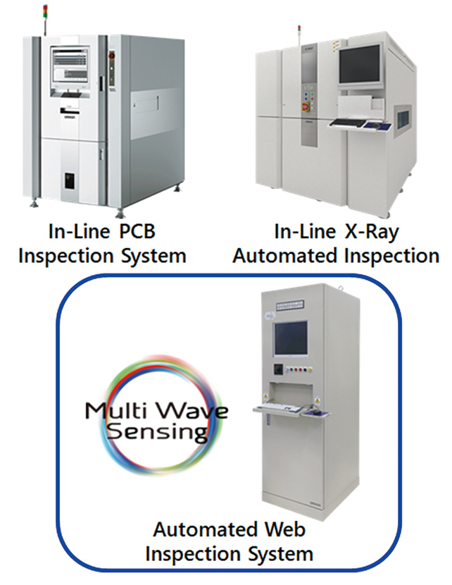 Fig. 1 Inspection systems available from OMRON