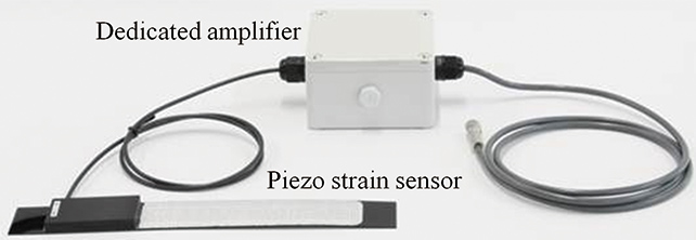 Fig. 7 External appearance of piezoelectric-strain sensor