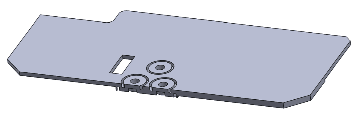 Fig. 14 Shape of the aluminum member