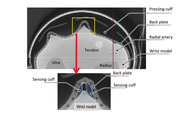 Fig. 12 Typical bend caused by the compression pressure method