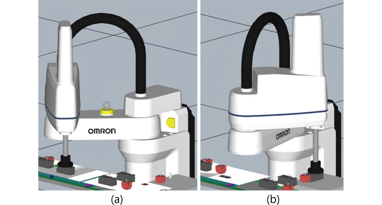 Fig. 8 Part tracking by Virtual Vision Sensor