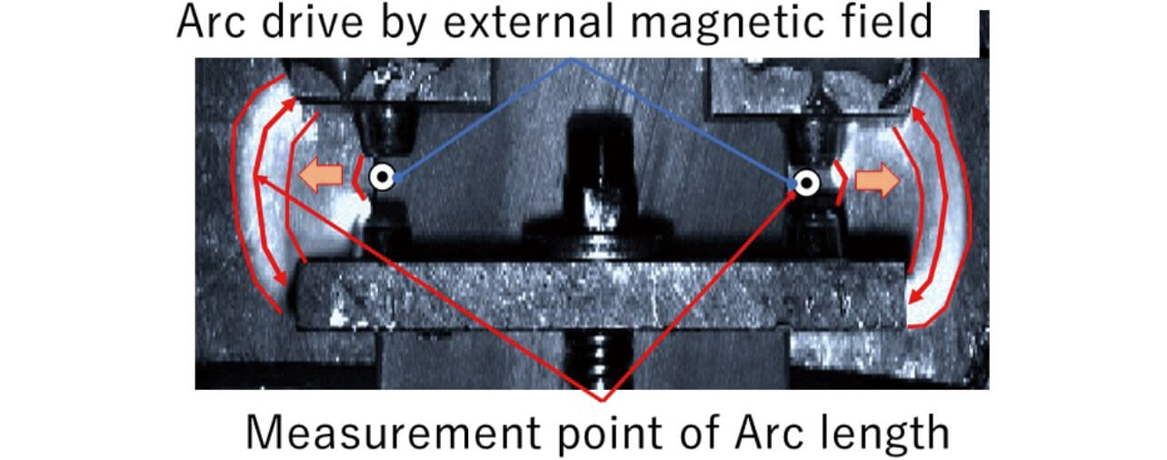 Fig. 2 High-speed camera image at the time of load shutdown