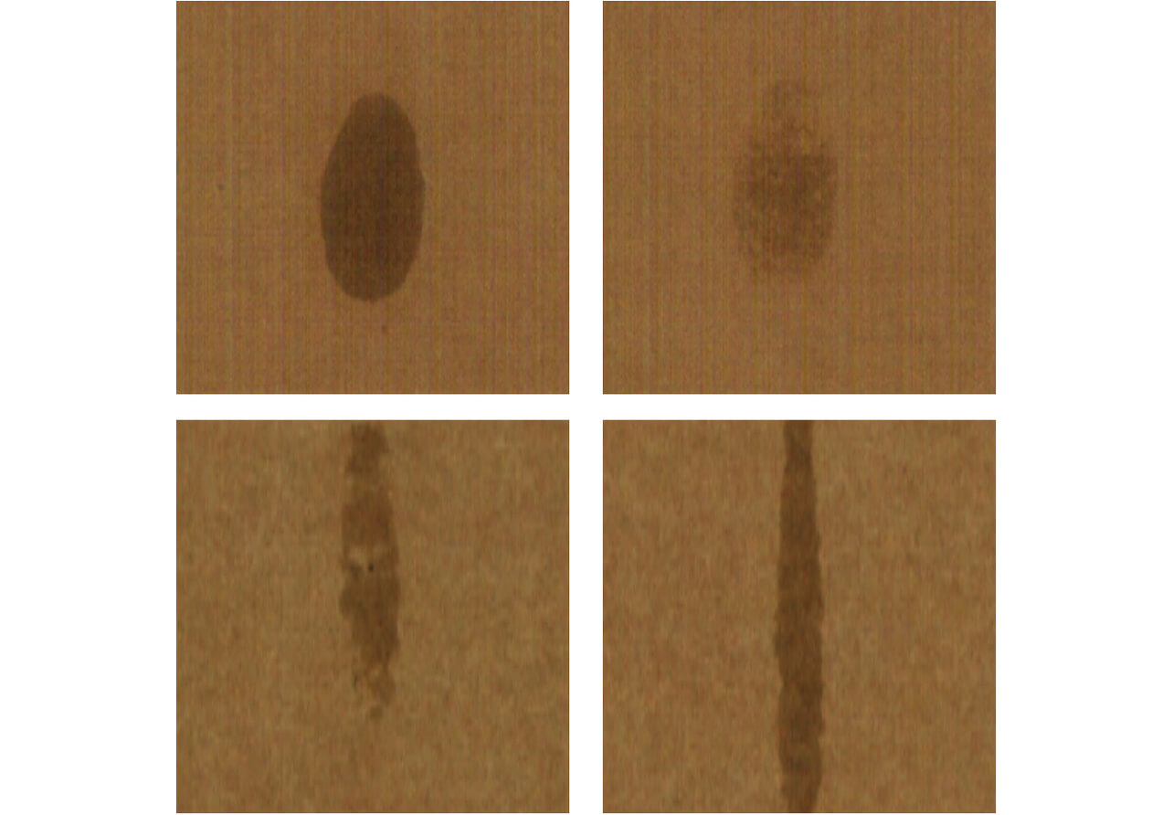 Fig. 5 Image of water droplet defect