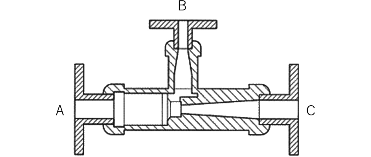 Fig. 11 Sectional view of electrolyte suction unit