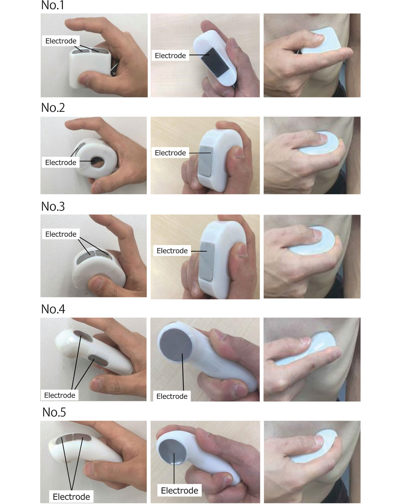 Fig. 5 Appearance photos of prototype shapes