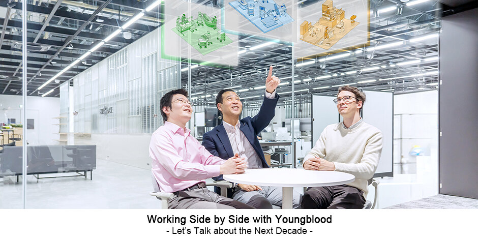 Creating a Society that Brings Out Human Creativity with Human-Oriented Robots