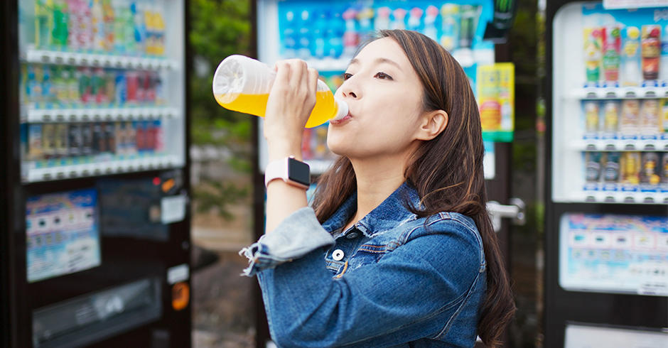 OMRON's Technology Used in Vending Machines Across Cities