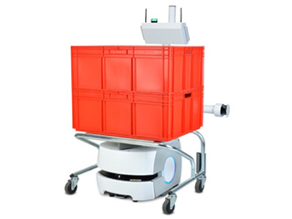 Cart transporter (All-in-one type including cart)