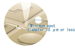 Gap measurement of IC chip