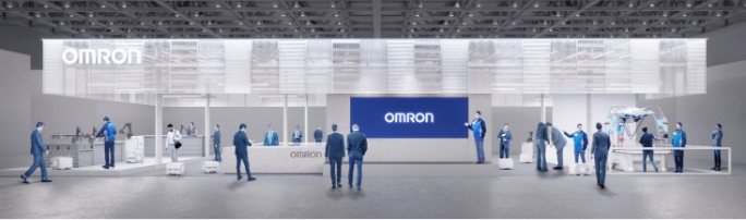 iREX 2022 OMRON booth image
