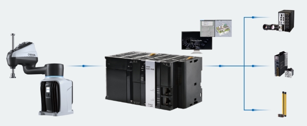 Robotics Integrated Controller allows control of peripheral devices and the robot with a single controller.