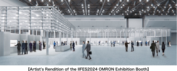 【Artist’s Rendition of the IIFES2024 OMRON Exhibition Booth】