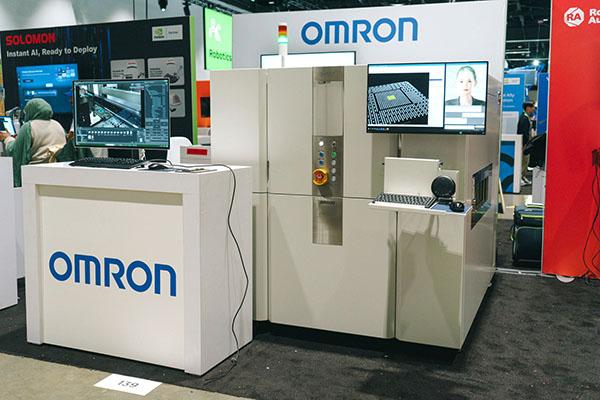 OMRON's exhibition booth