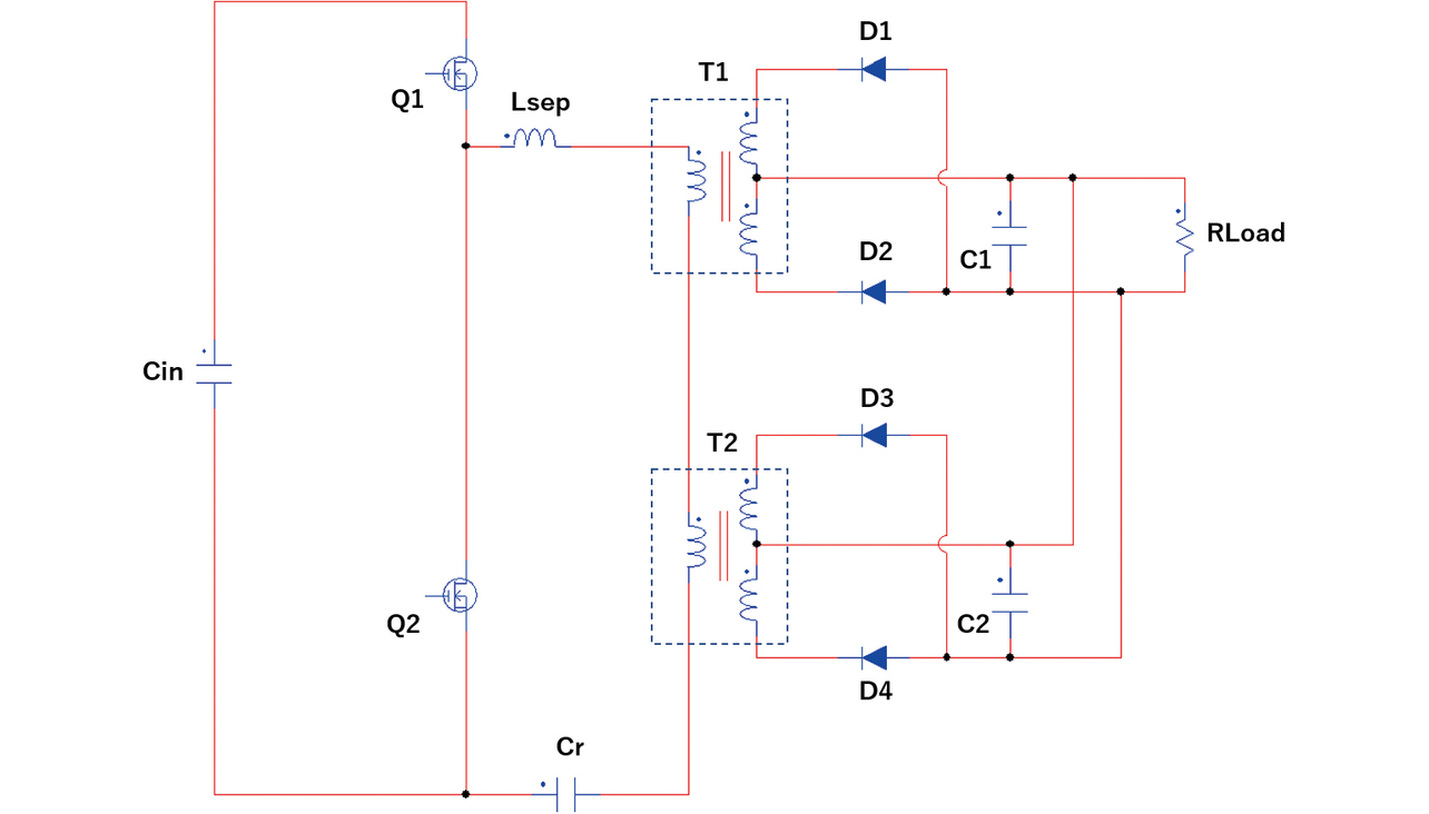図9　一次直列二次並列型LLCコンバータ