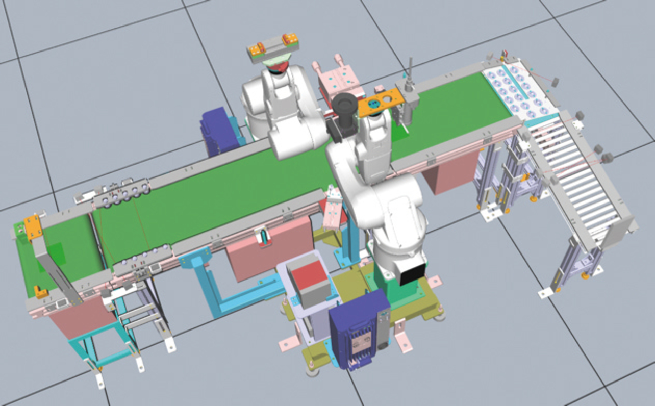 図3　検証ターゲット設備全体像の3Dモデル