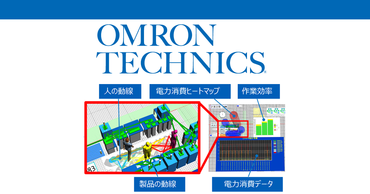 人作業組立ラインの電力消費量シミュレーション手法 | OMRON TECHNICS 