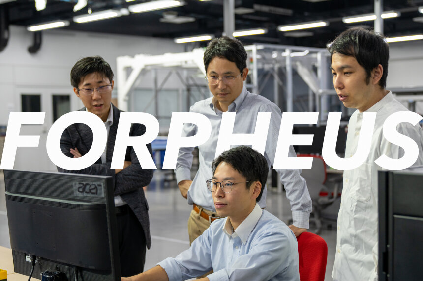 オムロンのコア技術の象徴 卓球ロボット「フォルフェウス（FORPHEUS）」