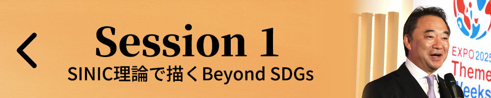 Session1 SINIC理論で描くBeyond SDGs