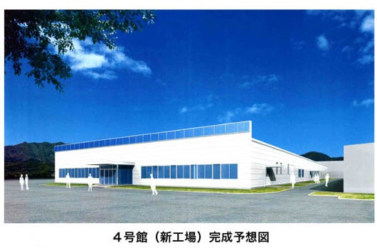 4号館（新工場）完成予想図