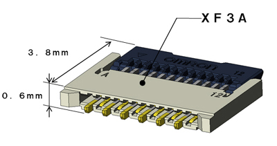超薄型FPCコネクタ 形XF3A