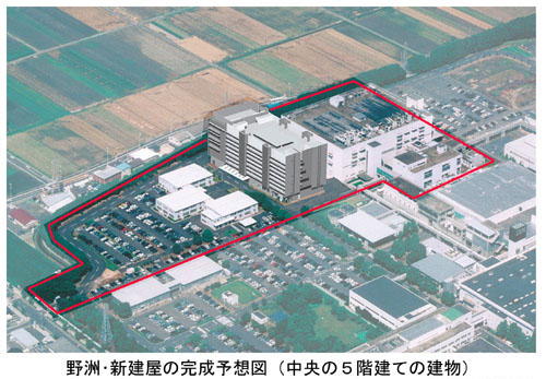 野洲新建屋の完成予想図