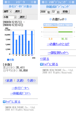 Walker's indexモバイル 画面イメージ