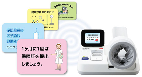＜メッセージ画面例＞