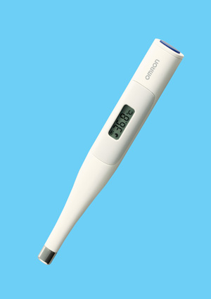 オムロン 電子体温計　MC-677W-HP　『けんおんくん』