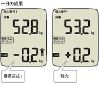 一日の成果