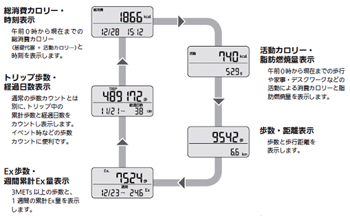 〔測定結果表示画面〕