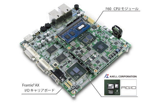アクセル社 グラフィックスLSI「AG10」が搭載された「Frantio® AX」