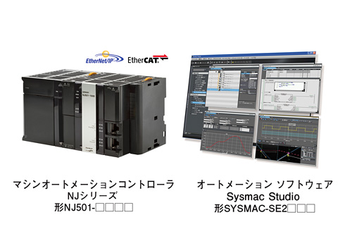 マシンオートメーションコントローラ　NJシリーズ　形NJ501-□□□□／オートメーションソフトウェア　Sysmac Studio　形SYSMAC-SE2□□□
