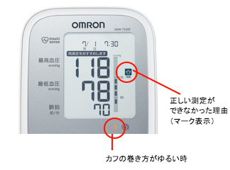 ＜正しく測定できなかった場合＞