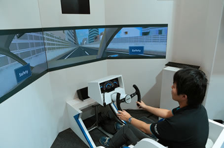 「ドライバー運転集中度センシング技術」デモンストレーション