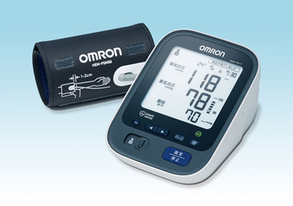 Bluetooth通信機能搭載で、血圧データを簡単転送 オムロン 上腕式血圧 