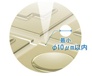事例：電子チップの隙間測定