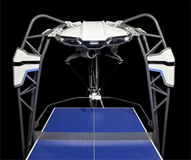 世界初公開する、第5世代卓球ロボット「フォルフェウス」