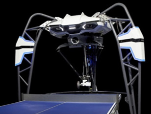世界初公開する、第5世代卓球ロボット「フォルフェウス」