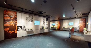 歴史フロア展示の様子