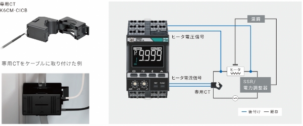 簡単後付けで、既存設備のヒーター状態を監視