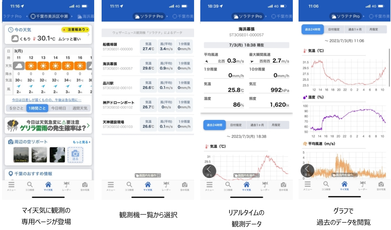 予報精度No.1アプリ