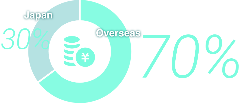 Domestic/Overseas Sales Ratio